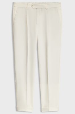 Slim-fit trousers, White