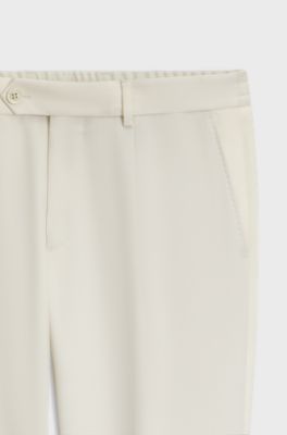 Slim-fit trousers, White
