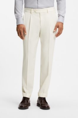 Slim-fit trousers, White