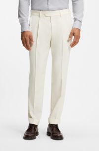 Slim-fit trousers, White