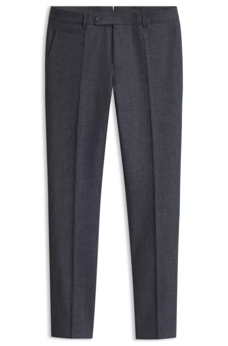 Slim-fit virgin-wool trousers