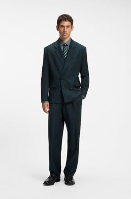 Slim-fit Kent collar shirt , Dark Grey