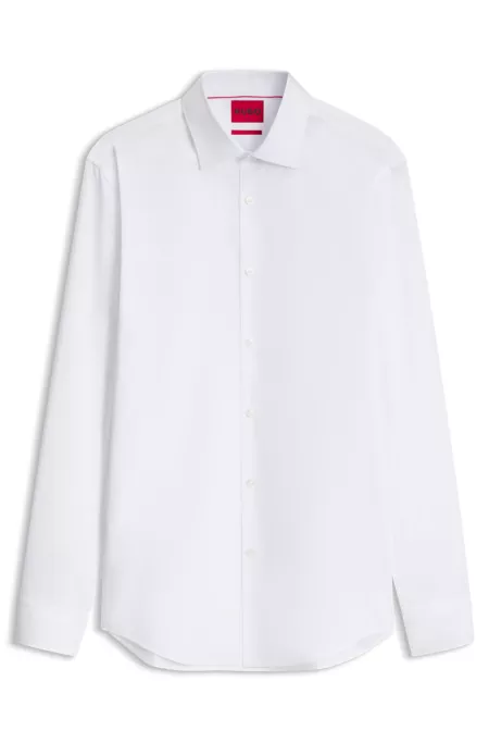 Slim-Fit Hemd mit Kentkragen