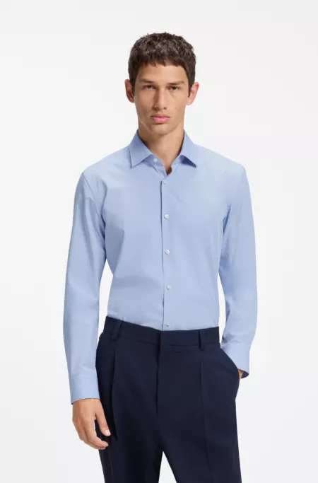 Slim-Fit Hemd mit Kentkragen