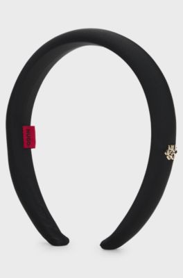 Logo-detail headband, Black