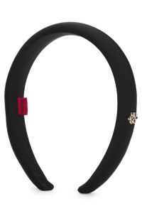 Logo-detail headband, Black
