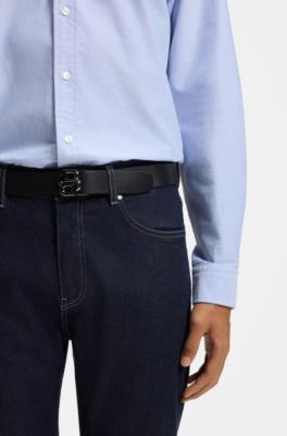 Leather belt, Black