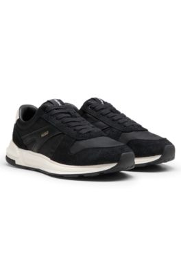Lace-up trainers, Black