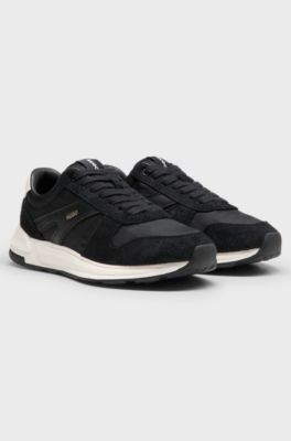 Lace-up trainers, Black