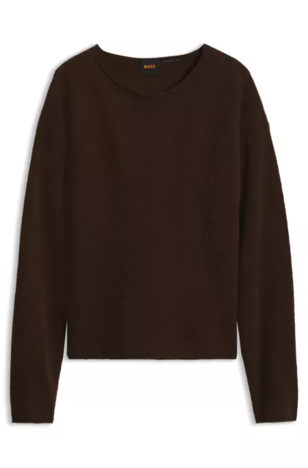 Relaxed-fit sweater in an alpaca and wool blend
