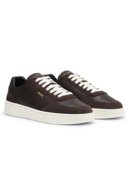 Leather trainers, Light Brown