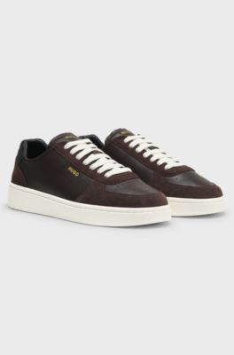Leather trainers, Light Brown
