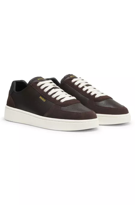 Leather trainers