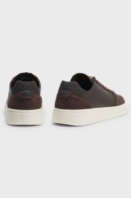 Leather trainers, Light Brown