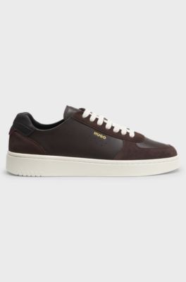 Leather trainers, Light Brown