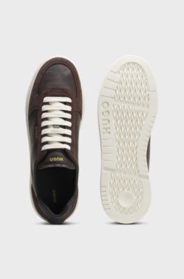 Leather trainers, Light Brown