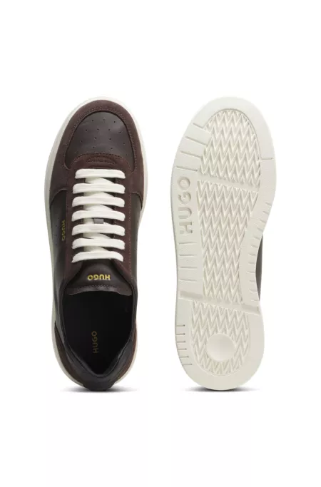 Leather trainers