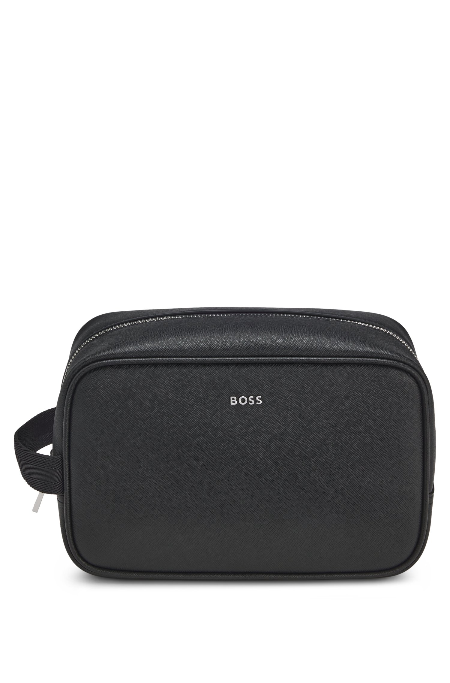 Boss Logo-trim washbag necessärer herr
