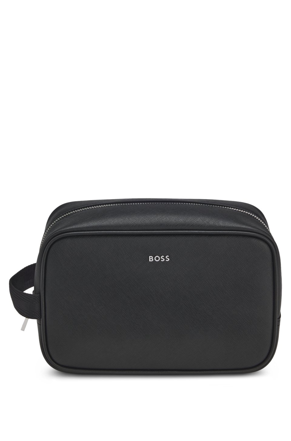 Logo-trim washbag