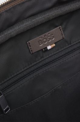 Textured document case, Dark Brown