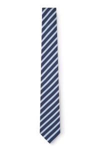 Silk-blend tie, Blue stripes