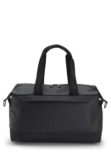 Sac de voyage en similicuir orné d'un détail de logo
