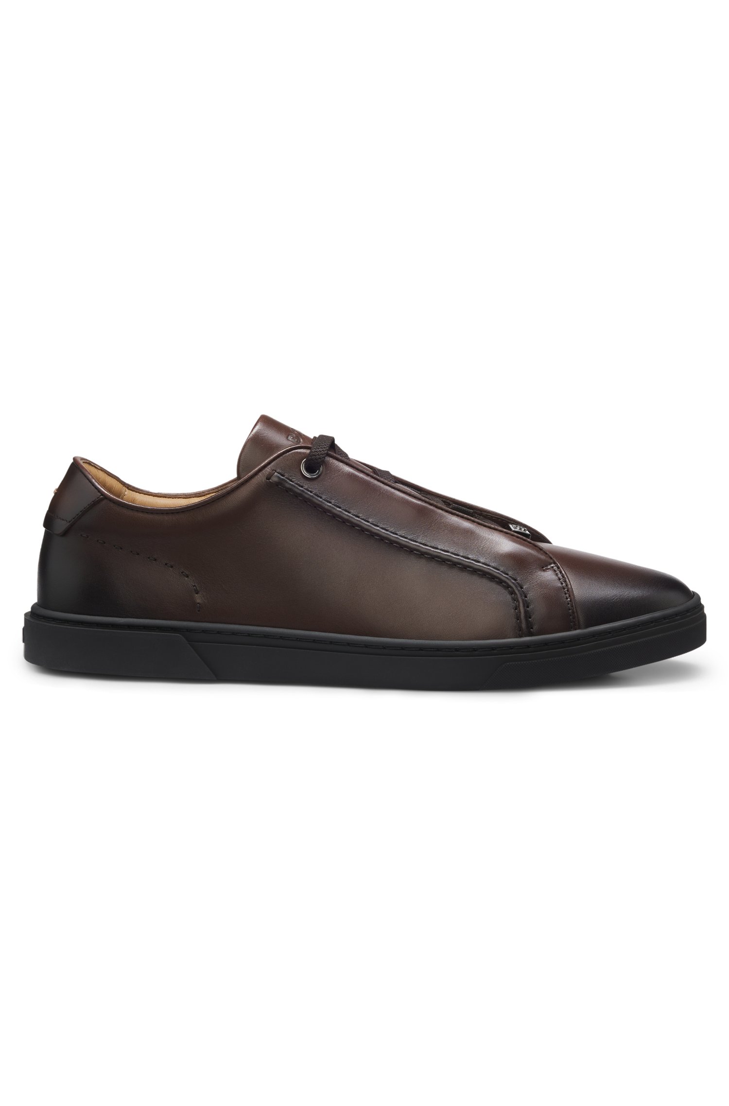Boss Gary trainers in brushed leather sneakers herr – bild 3