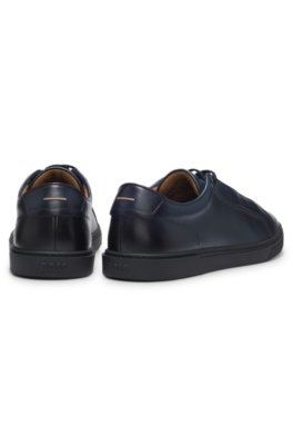 Boss Gary trainers in brushed leather låga sneakers herr – bild 3