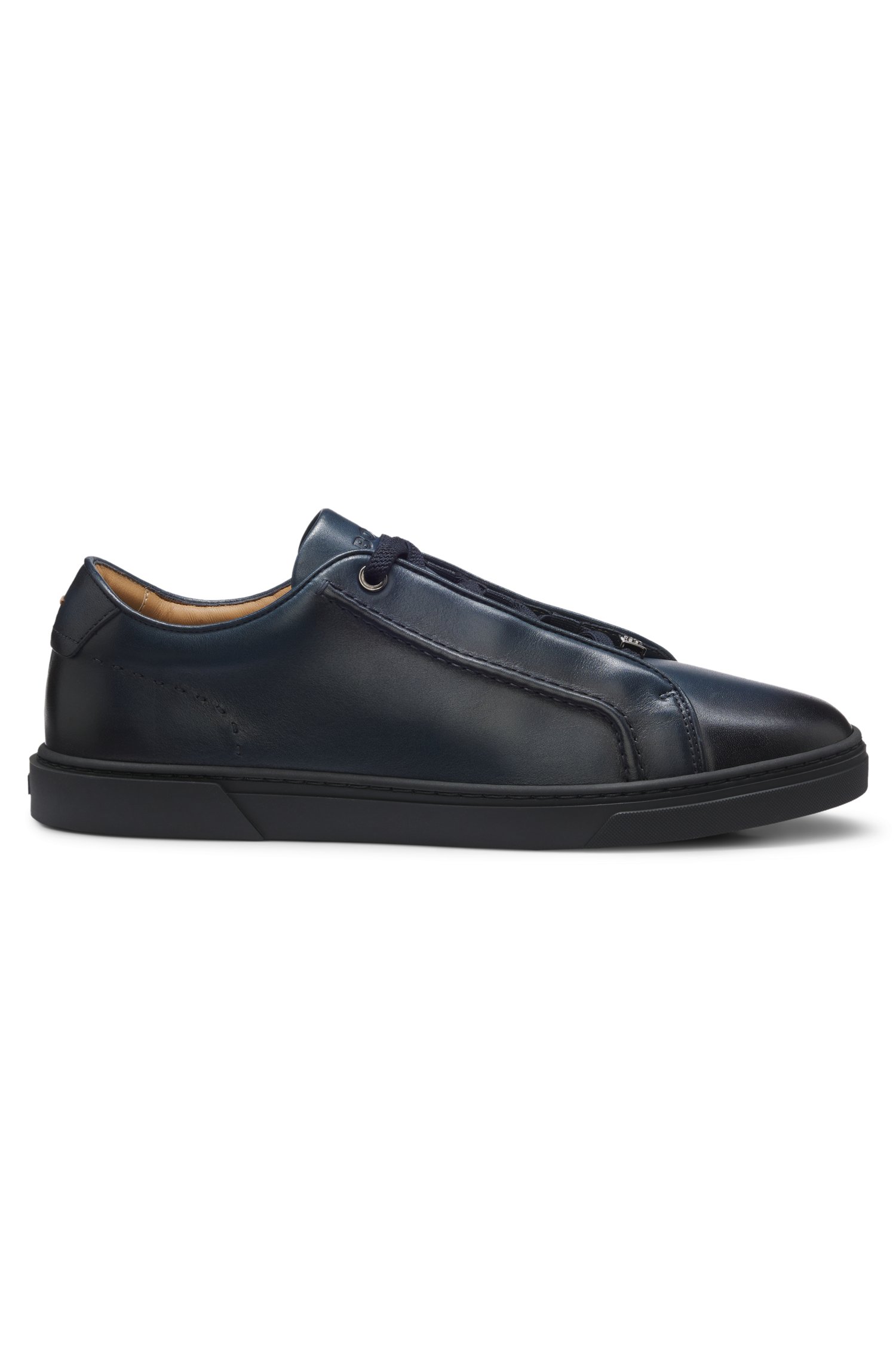 Boss Gary trainers in brushed leather sneakers herr – bild 2