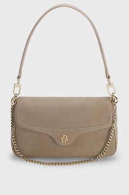Double-B-monogram shoulder bag, Beige