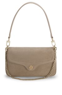 Double-B-monogram shoulder bag, Beige