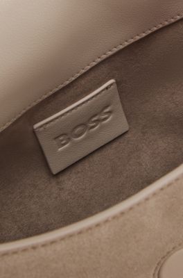 Double-B-monogram shoulder bag, Beige