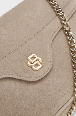 Double-B-monogram shoulder bag, Beige