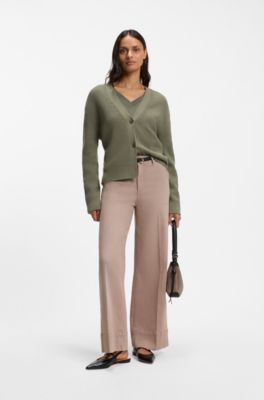Suede shoulder bag, Light Brown
