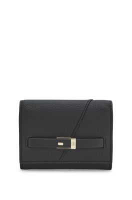 BOSS Revers leather wallet, Black