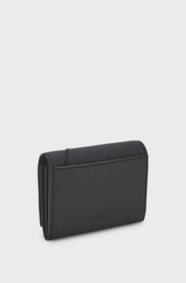 BOSS Revers leather wallet, Black