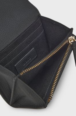 BOSS Revers leather wallet, Black