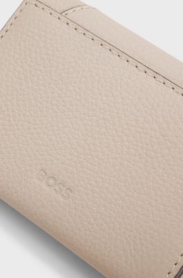 BOSS Revers leather wallet, Light Beige