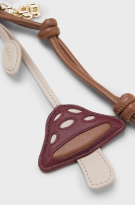 Leather key ring, Patterned