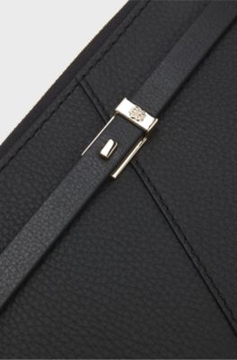BOSS Revers ziparound wallet, Black