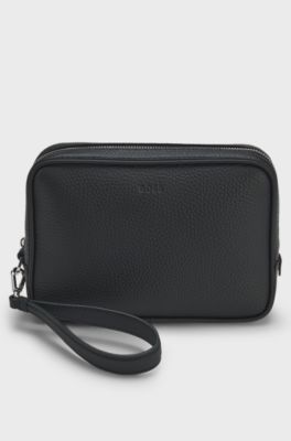 Leather portfolio, Black