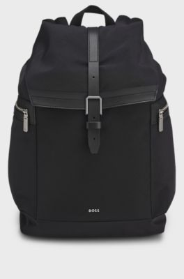Drawstring backpack, Black
