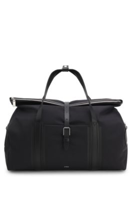 Logo-detail holdall, Black