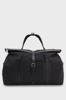 Logo-detail holdall, Black