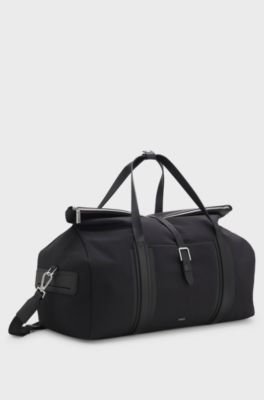 Logo-detail holdall, Black