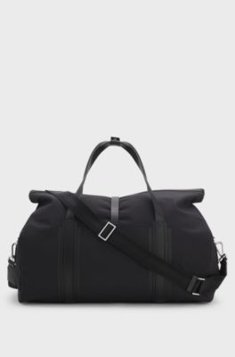 Logo-detail holdall, Black