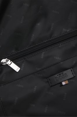 Logo-detail holdall, Black