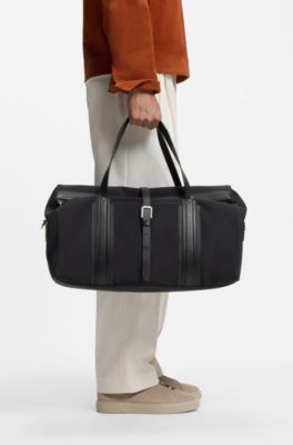 Logo-detail holdall, Black