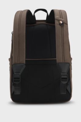 Water-repellent backpack, Dark Brown
