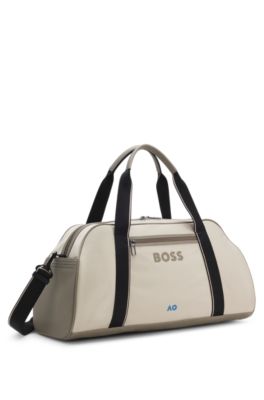 BOSS x AO zipped holdall, Light Beige